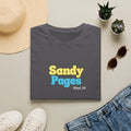 Sandy Pages Retro Bubble Logo T-Shirt