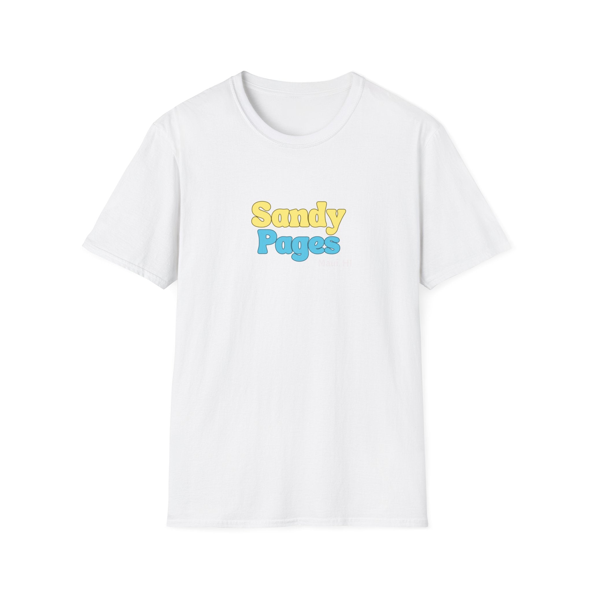 Sandy Pages Retro Bubble Logo T-Shirt