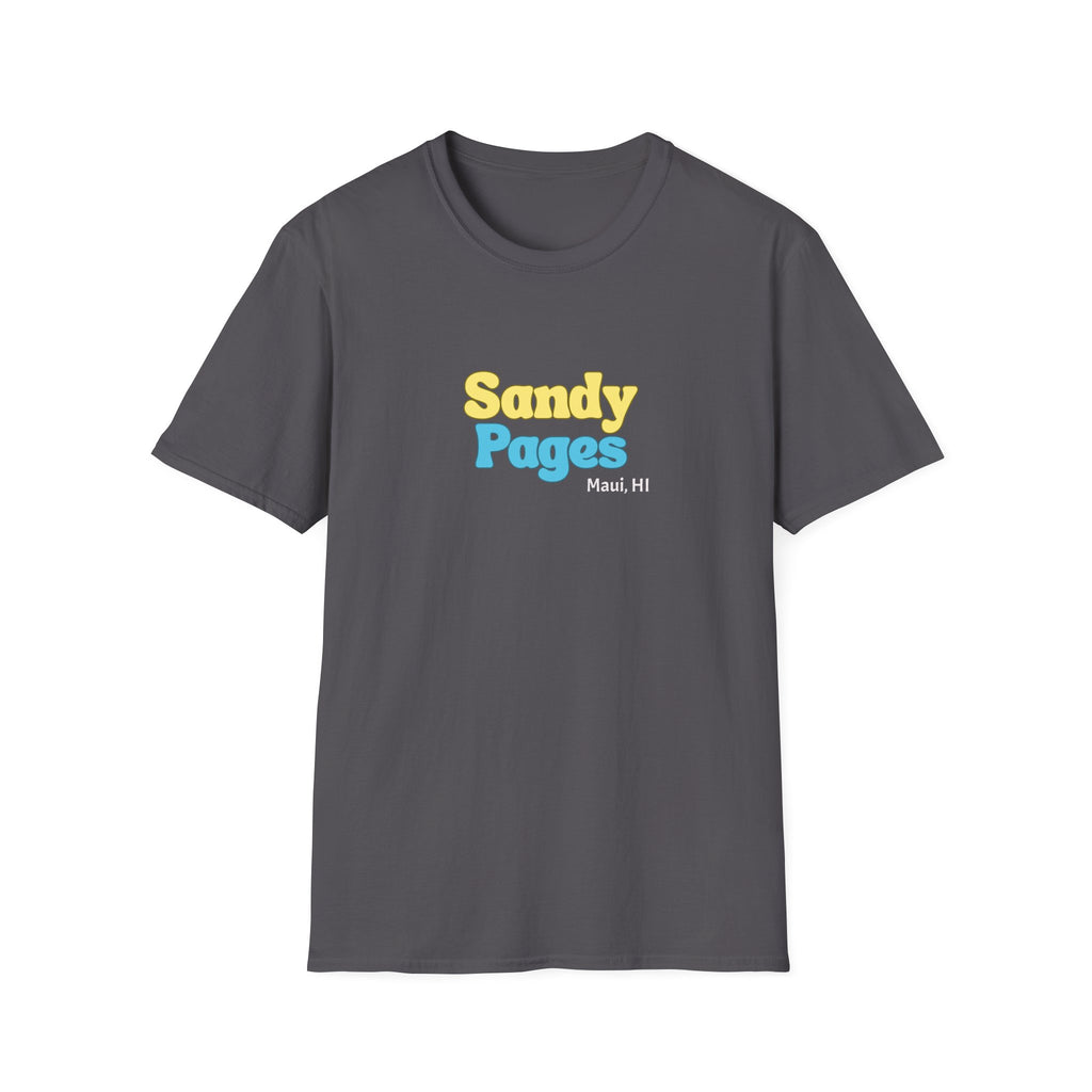 Sandy Pages Retro Bubble Logo T-Shirt